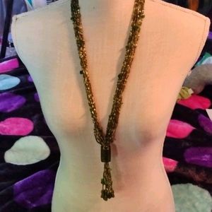 Necklace and earrings